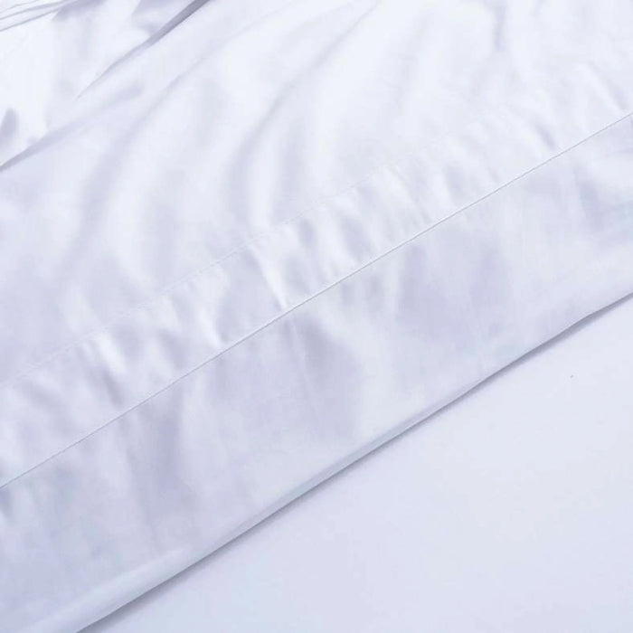 Luxe Cotton Tencel 4-Piece Comforter Set 240X260Cm - White