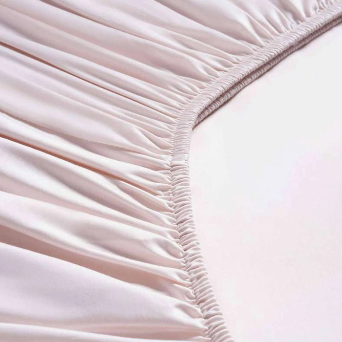 Luxe Cotton Tencel Fitted Sheet 200X200+33Cm - Rose Pan Home