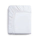 Luxe Cotton Tencel Fitted Sheet- White Pan Home