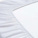 Luxe Cotton Tencel Fitted Sheet- White Pan Home