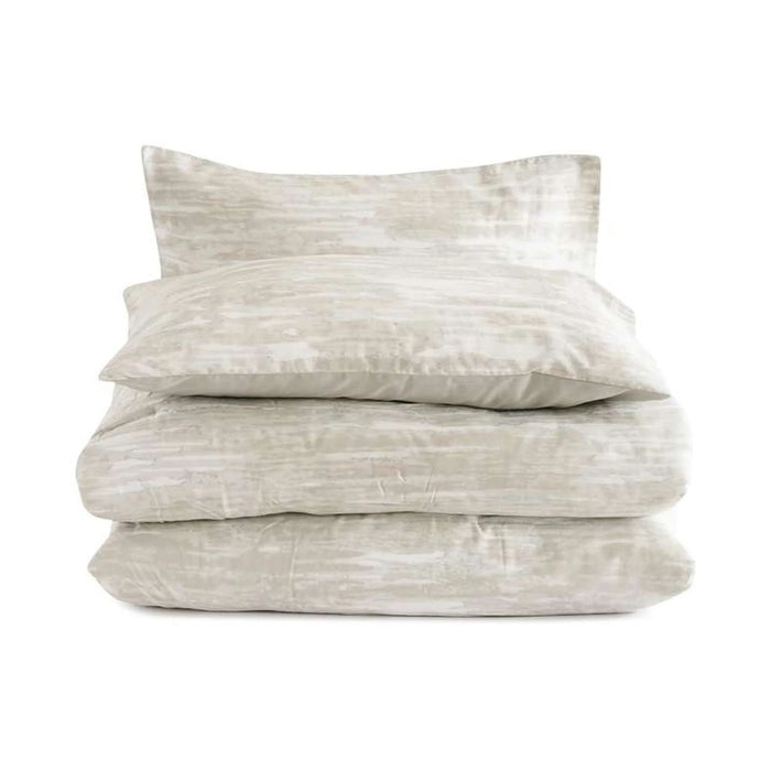Luxe Cotton Tencel Lexus 3-Piece King Comforter Set 240X260Cm - Pearl Metallic