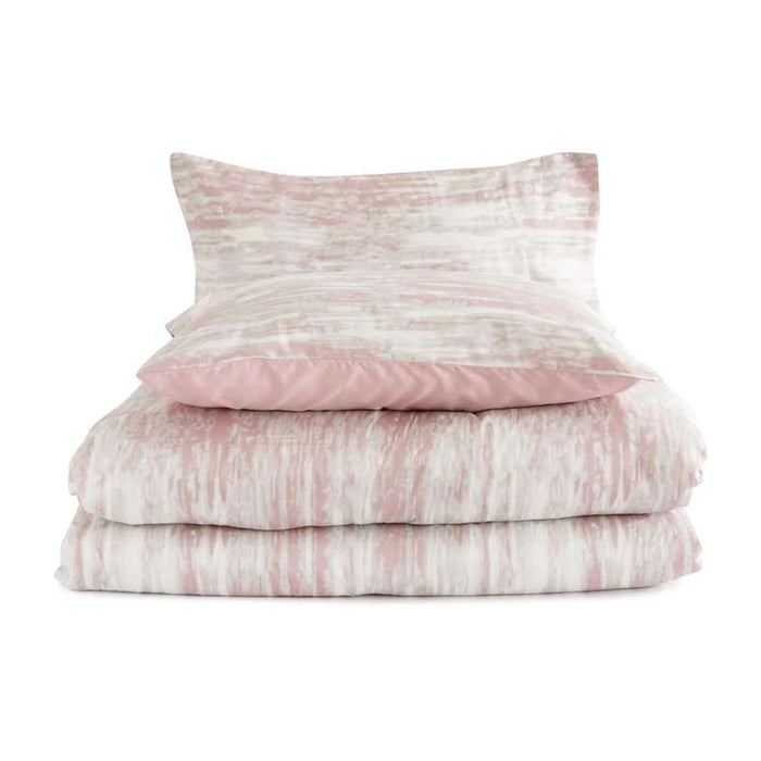 Luxe Cotton Tencel Lexus 3-Piece Queen Comforter Set 200X240Cm - Blush Metallic