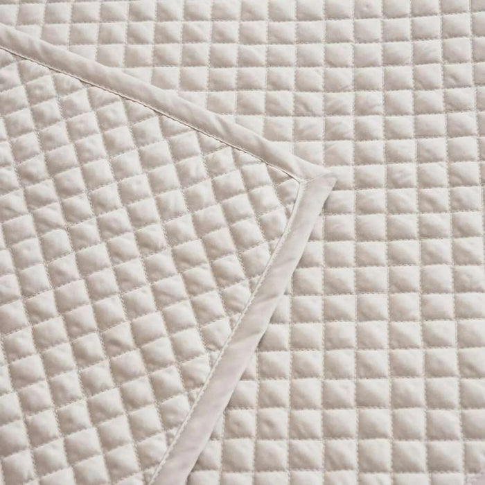 Luxe Cotton Tencel Quilted Bed Runner 50X240Cm - Grey Pan Home