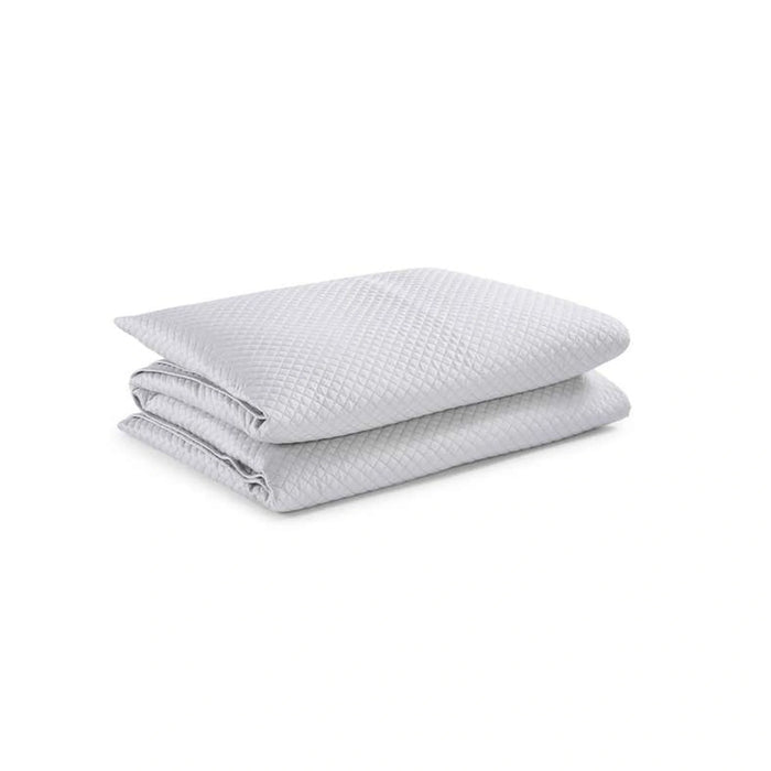 Luxe Cotton Tencel Quilted Bedspread 220X240Cm - Grey