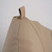 Luxe Faux Leather Chair Bean Bag 78X81X74Cm-Beige Pan Home