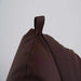 Luxe Faux Leather Chair Bean Bag 78X81X74Cm-Brown Pan Home