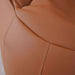 Luxe Faux Leather Chair Bean Bag 78X81X74Cm-Tan Pan Home