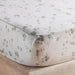 Luxe Floreana King Fitted Sheet 180X200+33Cm - Green Pan Home
