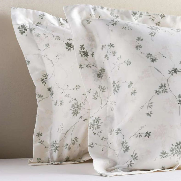 Luxe Floreana Oxford 2-Piece  Pillowcase  50X75Cm - Green Pan Home