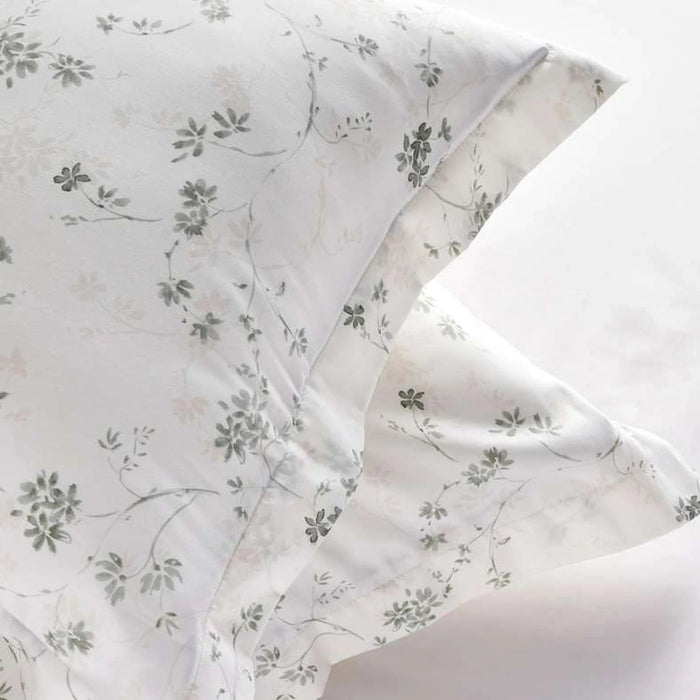 Luxe Floreana Oxford 2-Piece  Pillowcase  50X75Cm - Green Pan Home