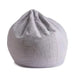 Luxe Fur Bean Bag 96X96X54 Cm -Grey Pan Home