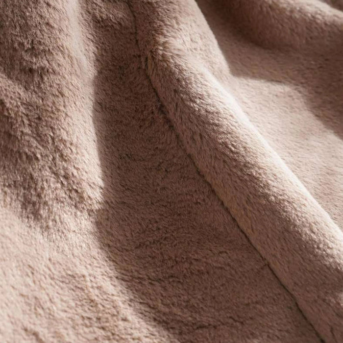 Luxe Fur Bean Bag 96X96X54 Cm -Taupe Pan Home
