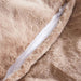 Luxe Fur Bean Bag 96X96X54 Cm -Taupe Pan Home