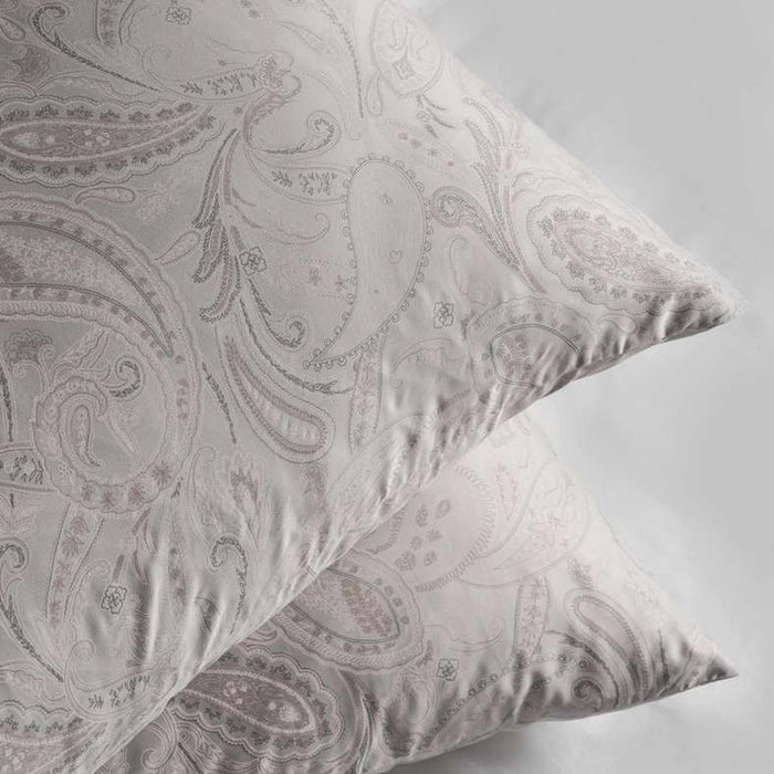 Luxe Meadow Paisley 3-Piece Queen Comforter Set 200X240Cm - Grey