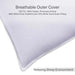 Luxury Down Feather Filler 50X50cm - White Pan Home