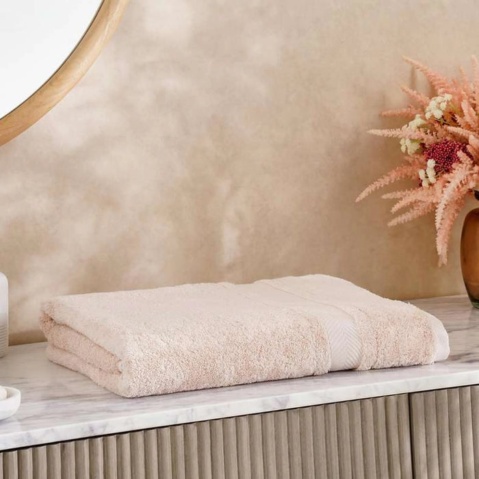 Luxury Egyptian 600 Gsm Cotton Bath Sheet 90X150Cm - Light Almond