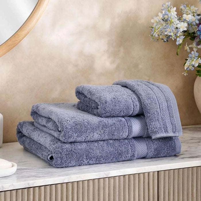 Luxury Egyptian 600 Gsm Cotton Bath Sheet 90X150Cm-Slate Blue