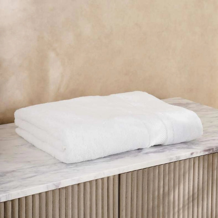 Luxury Egyptian 600 Gsm Cotton Bath Sheet 90X150Cm - White