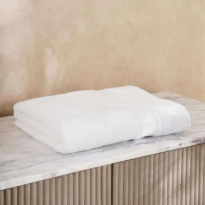 Luxury Egyptian 600 Gsm Cotton Bath Sheet 90X150Cm - White