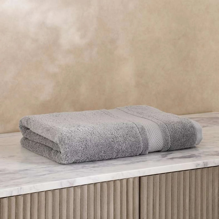 Luxury Egyptian 600 Gsm Cotton Bath Towel-70X140Cm-Grey Dove
