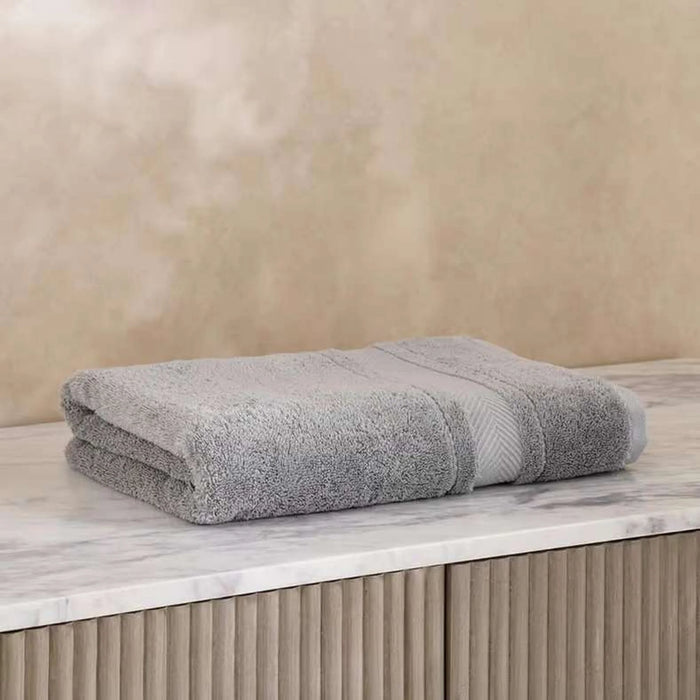 Luxury Egyptian 600 Gsm Cotton Bath Towel-70X140Cm-Grey Dove