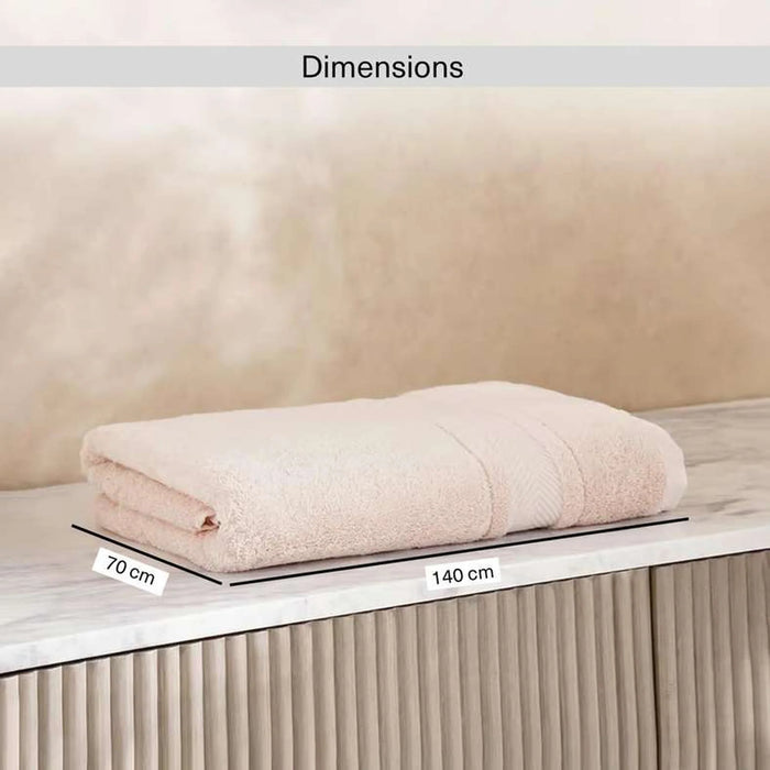 Luxury Egyptian 600 Gsm Cotton Bath Towel 70X140Cm - Light Almond