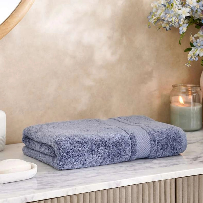 Luxury Egyptian 600 Gsm Cotton Bath Towel 70X140Cm - Slate Blue