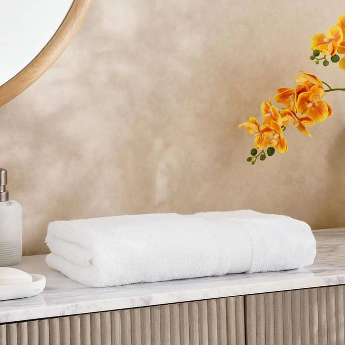 Luxury Egyptian 600 Gsm Cotton Bath Towel 70X140Cm - White