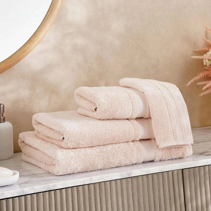 Luxury Egyptian 600 Gsm Cotton Fingertip Towel 30X30Cm - Light Almond