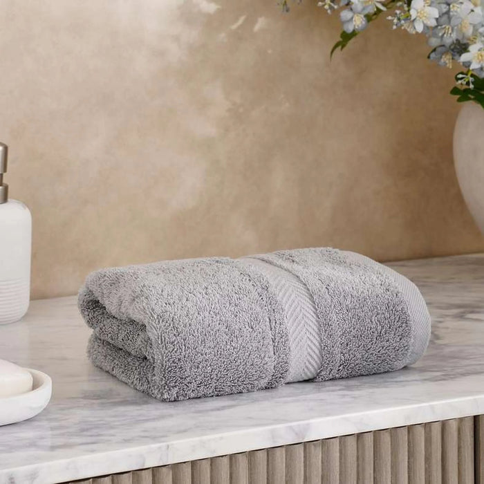 Luxury Egyptian 600 Gsm Cotton Hand Towel 50X90Cm - Grey Dove