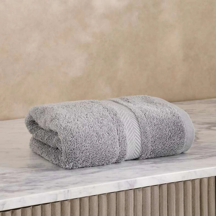 Luxury Egyptian 600 Gsm Cotton Hand Towel 50X90Cm - Grey Dove