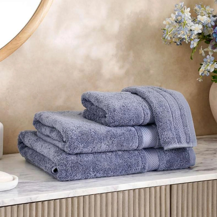 Luxury Egyptian 600 Gsm Cotton Hand Towel 50X90Cm - Slate Blue