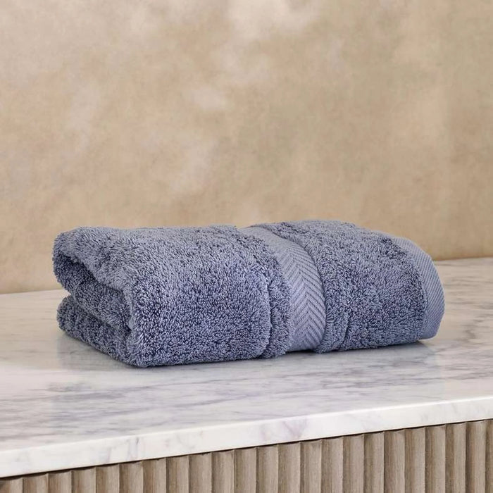 Luxury Egyptian 600 Gsm Cotton Hand Towel 50X90Cm - Slate Blue