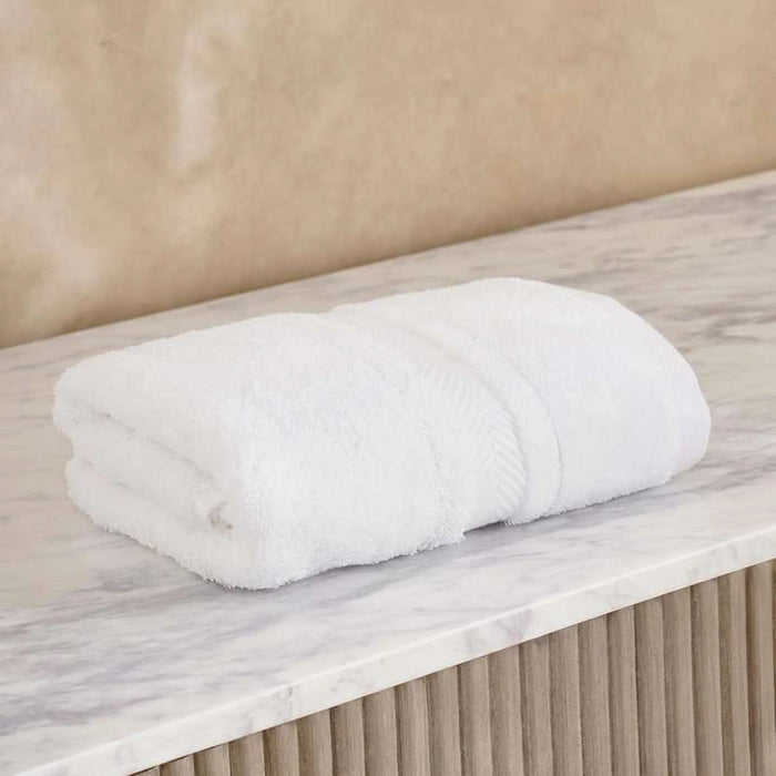 Luxury Egyptian 600 Gsm Cotton Hand Towel 50X90Cm - White