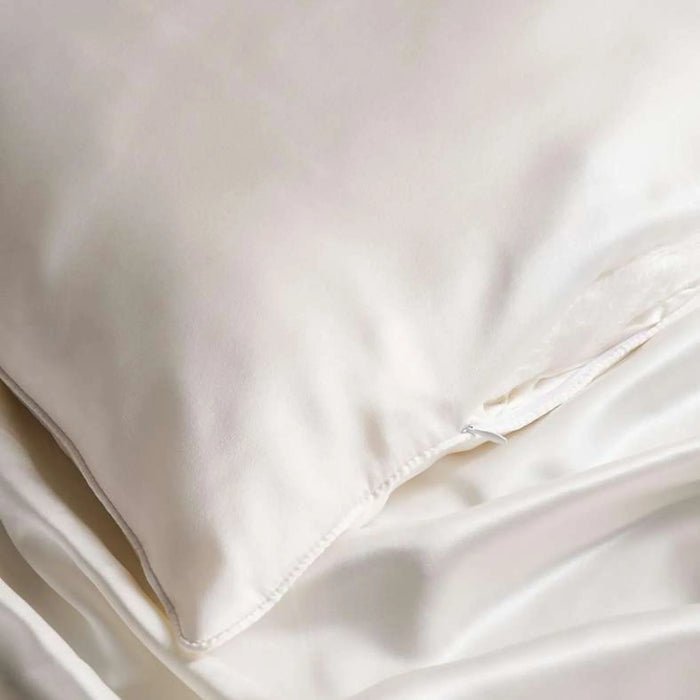 Luxury Mulberry Silk Pillow 50X75Cm - Ivory