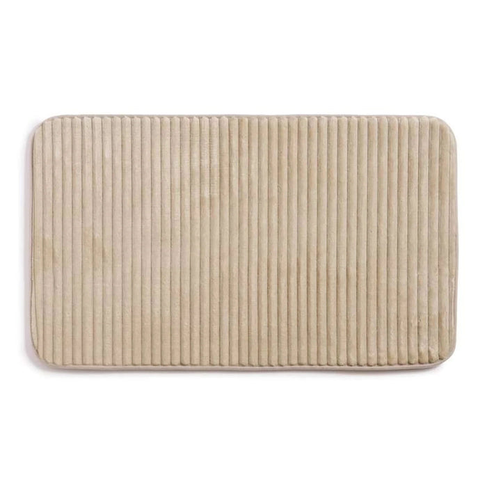 Lynnel Flannel Bathmat 50X80Cm - Beige Pan Home