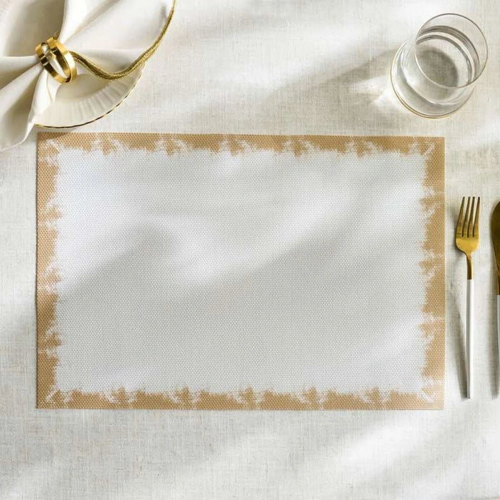 Lyra 4Piece Vinyl Placemat Set 30X45Cm - Gold