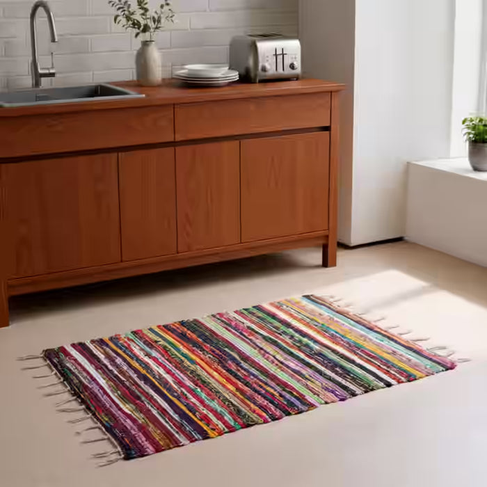 Lyra Cotton Chindi Dhurrie 60X90Cm - Multi