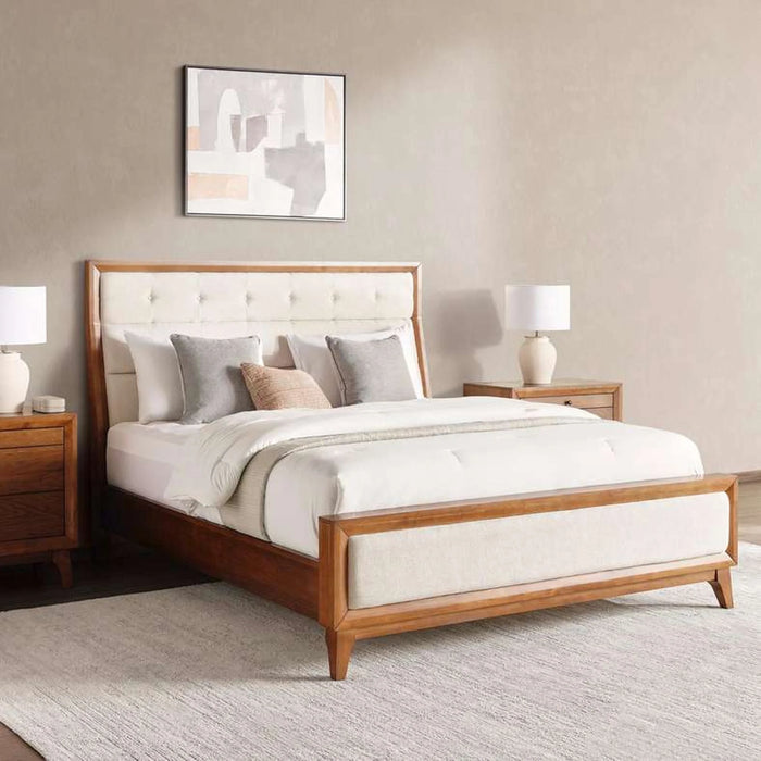 Lyrah King Bed 180X200Cm - Walnut