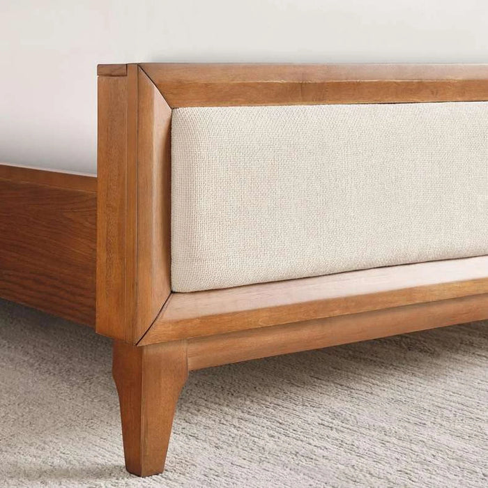 Lyrah King Bed 180X200Cm - Walnut
