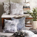 Lyric Printed Filled Cushion 50X50Cm-Blue Pan Home