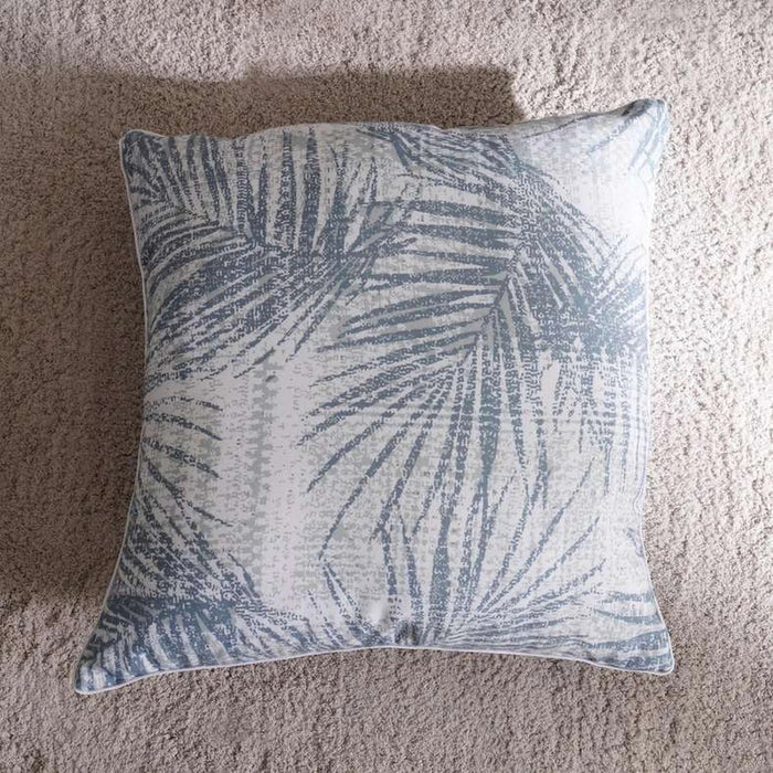 Lyric Printed Filled Cushion 50X50Cm-Blue Pan Home