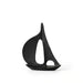 Lysa Metal Boat Decor Accent 38X10X45Cm - Black Pan Home