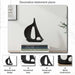 Lysa Metal Boat Decor Accent 38X10X45Cm - Black Pan Home