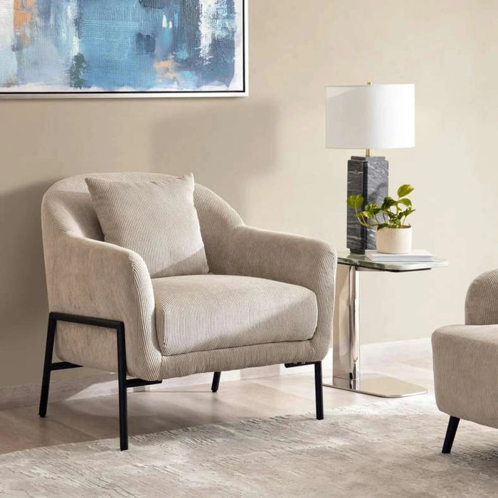 Mabro Single Seater Sofa - Light Grey