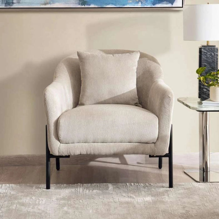 Mabro Single Seater Sofa - Light Grey