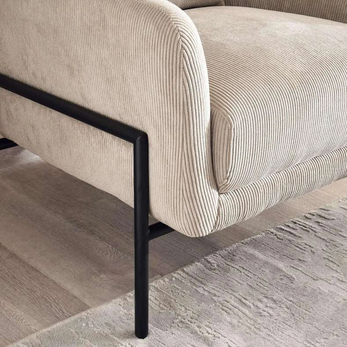 Mabro Single Seater Sofa - Light Grey