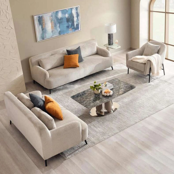 Mabro Single Seater Sofa - Light Grey