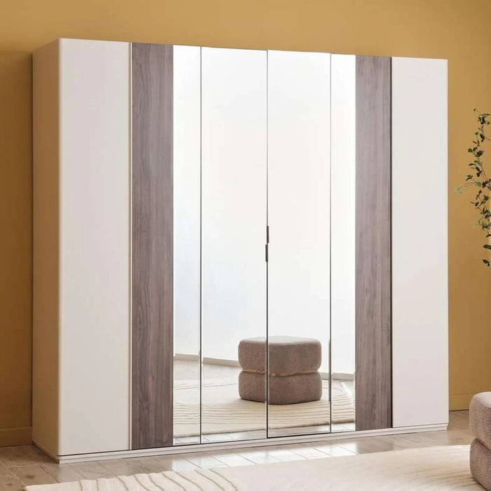 Macario 6 Door Wardrobe Pan Home