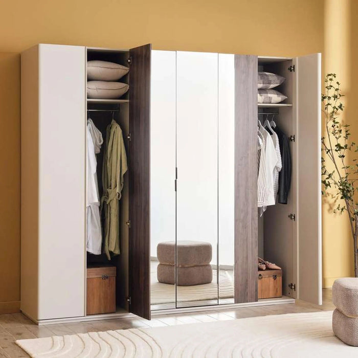 Macario 6 Door Wardrobe Pan Home